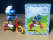 Schleich - Smurf with BMX Bike 40252