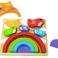 Kiddie Connect Bird and Rainbow Puzzle