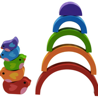 Kiddie Connect Bird and Rainbow Puzzle