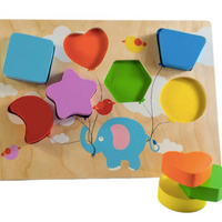 Kiddie Connect Flying Balloon Chunky Shape Puzzle