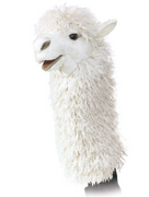 Folkmanis Puppets | Alpaca Stage Puppet