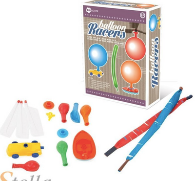 Balloon Racers - Air powered Car/ Boat/ Copter