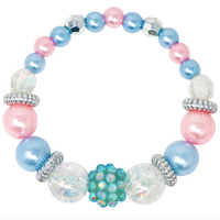 Pink Poppy - Blue Ice Princess Necklace and Bracelet Set