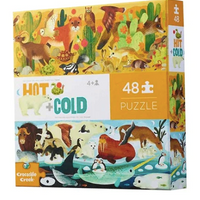 Crocodile Creek | Hot + Cold Puzzle 48 pc