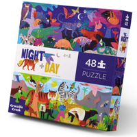 Crocodile Creek - Night + Day Puzzle 48pc