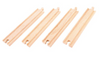Bigjigs Rail - 4 Long Staights  - Track