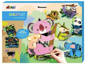 Avenir | Scratch Joint Puppets Forest Animals