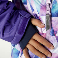 THERM - Waterproof & Windproof Snowrider Ski Jacket - Geo Purple