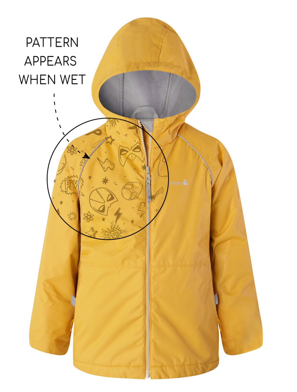 THERM SplashMagic Storm Jacket - Ochre | Waterproof Windproof Eco