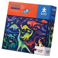 Crocodile Creek - Dino World Puzzle - 500pc