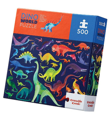 Crocodile Creek - Dino World Puzzle - 500pc