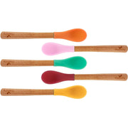 Avanchy | Silicone Tip Bamboo Spoon - Infant ( Younger Babies )