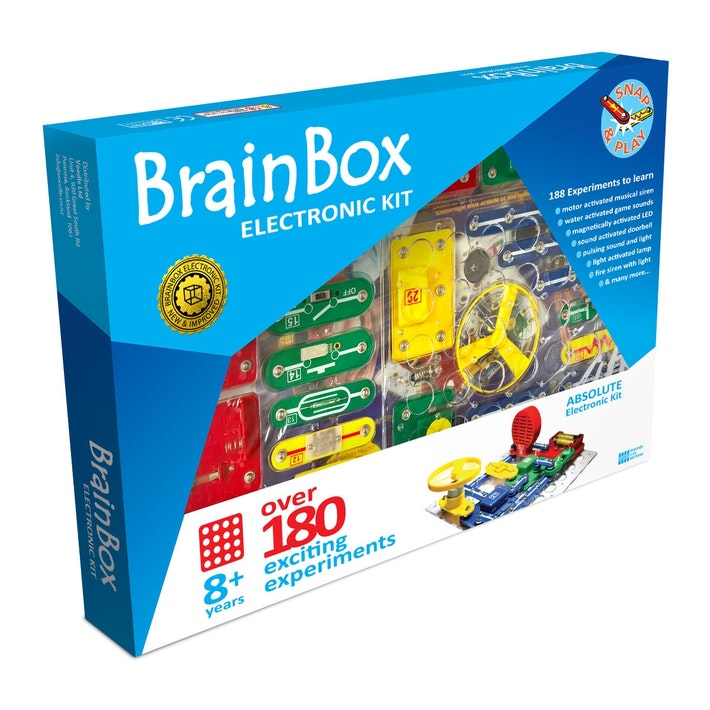 BrainBox | Electronic Kit 180+ Exciting Experiments | Grasshopper