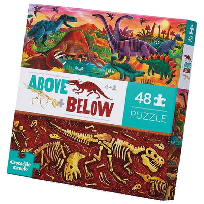 Crocodile Creek | Above + Below Dinosaur World 48pc