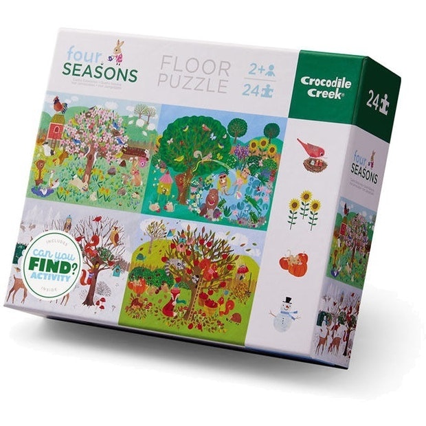 Crocodile Creek - Early Learning Four Seasons Puzzle - 24pc