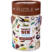 Crocodile Creek Puzzle - Thirty-Six Animals Amazing Insects - 100pc