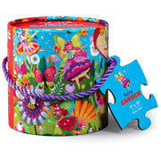 Crocodile Creek - Mini Canister Puzzle - Fairy Garden - 24pc