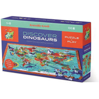 Crocodile Creek - Puzzle + Play - Discover Dinosaurs - 100pc