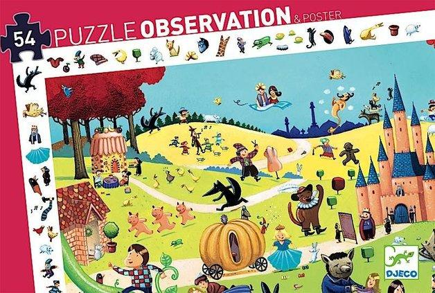 Djeco - Puzzle Observation - Fairy Tales 54pc