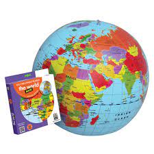 Caly Inflatable World Globe