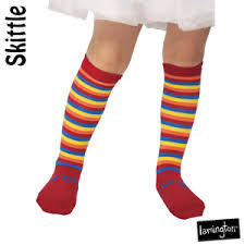 Lamington - Merino Wool Knee High Socks - Skittles