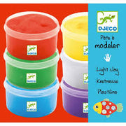 Djeco - Light Clay - 6 Pots