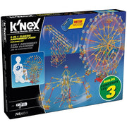 K'nex - 3-In-1 Classic Amusement Park Building Set - 744pc - Including Motor