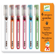 Djeco - 6 Gouache Markers