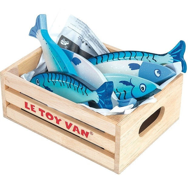 Le Toy Van - Honeybake - Market Fresh Fish Crate Set