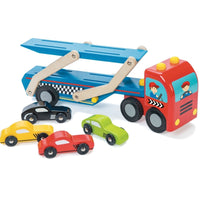 Le Toy Van - Race Car Transporter Set