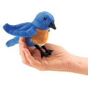 Folkmanis Puppets | Mini Blue Bird Finger Puppet