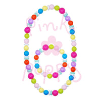 Pink Poppy - Looks Like Candy Necklace & Bracelet Set