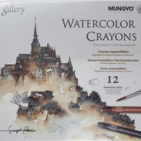 Gallery - Watercolour Crayons in Tin - 12 Piece