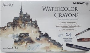 Gallery - Watercolour Crayons in Tin - 24 piece