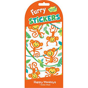 Peaceable Kingdom - Furry Stickers Happy Monkeys