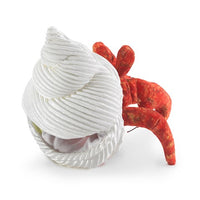 Folkmanis Puppets | Mini Hermit Crab Finger Puppet