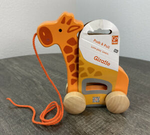 Hape - Giraffe Push & Pull toy