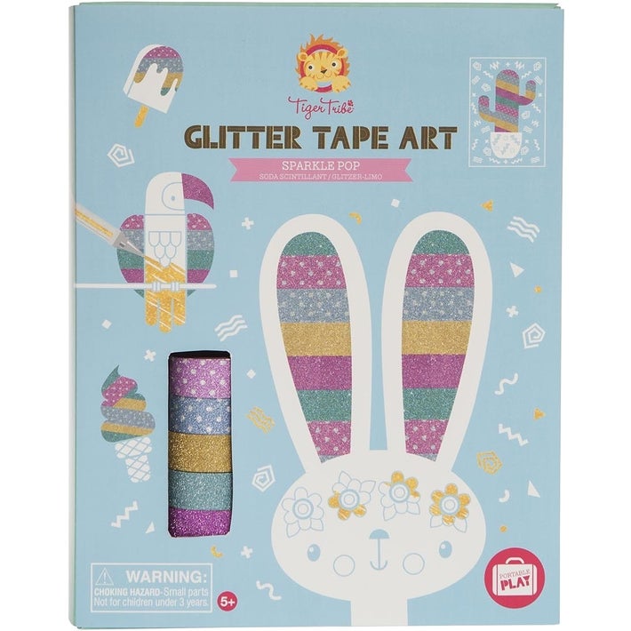 Tiger Tribe - Glitter Tape Art - Sparkle Pop